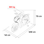 Elektrický Skúter HONDA SH125l - červený